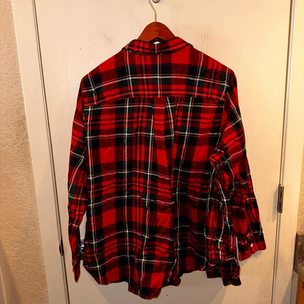 NWT plaid button down - Picture 2 of 3